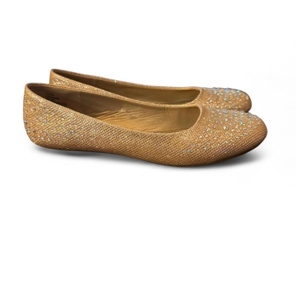 Hot Cakes Sparkling Gold Flats - Picture 2 of 8